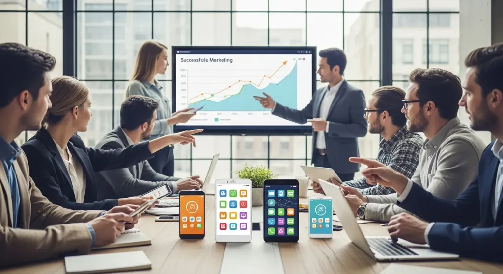 B2B出海App海外推广的渠道组合与数据闭环示意